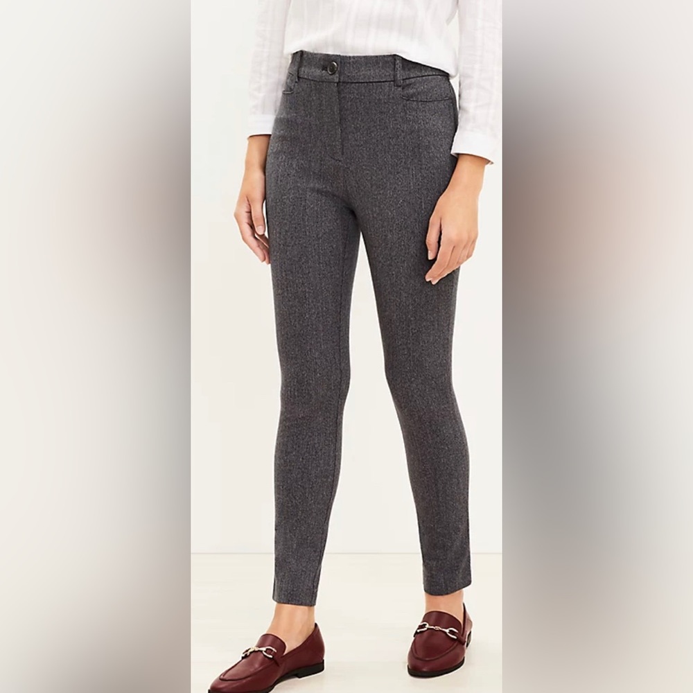 Loft Sutton Skinny Pants in Texture